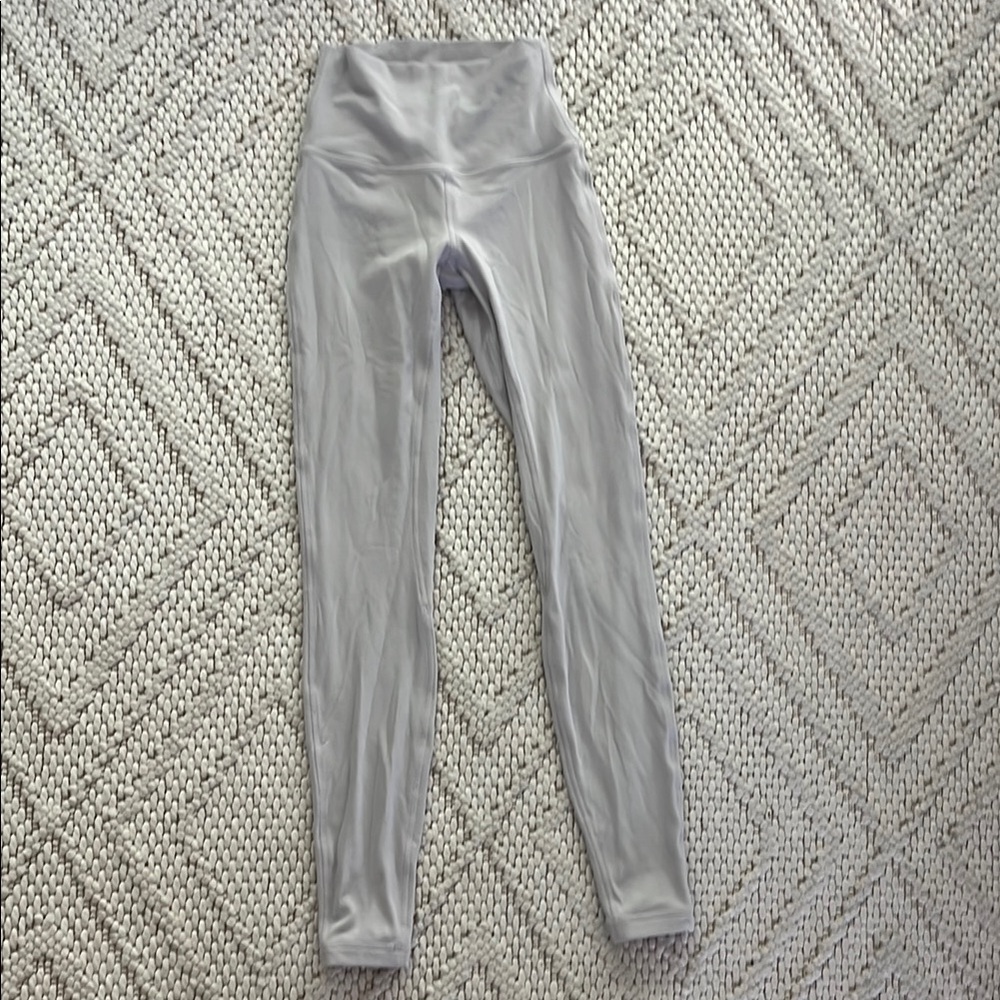 Lululemon Athletica Gray High-Waisted Leggings